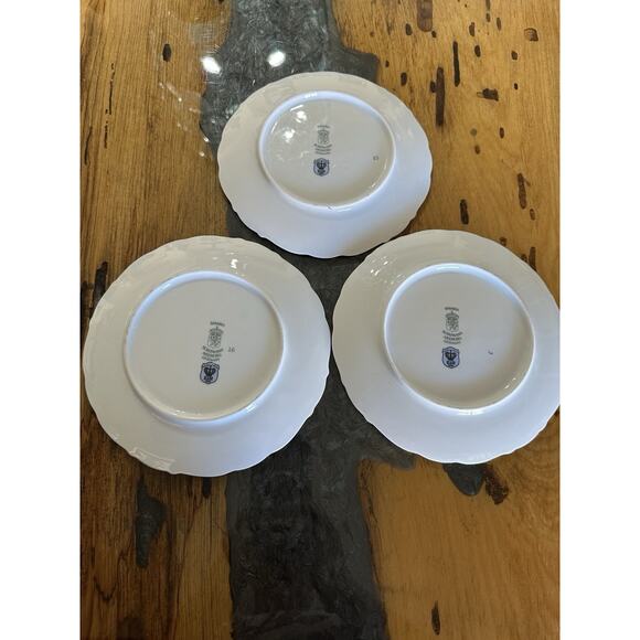 Schuman Arzberg Germany Porcelain Bird Plates Set of 3 Bavaria E & R - Picture 6 of 8
